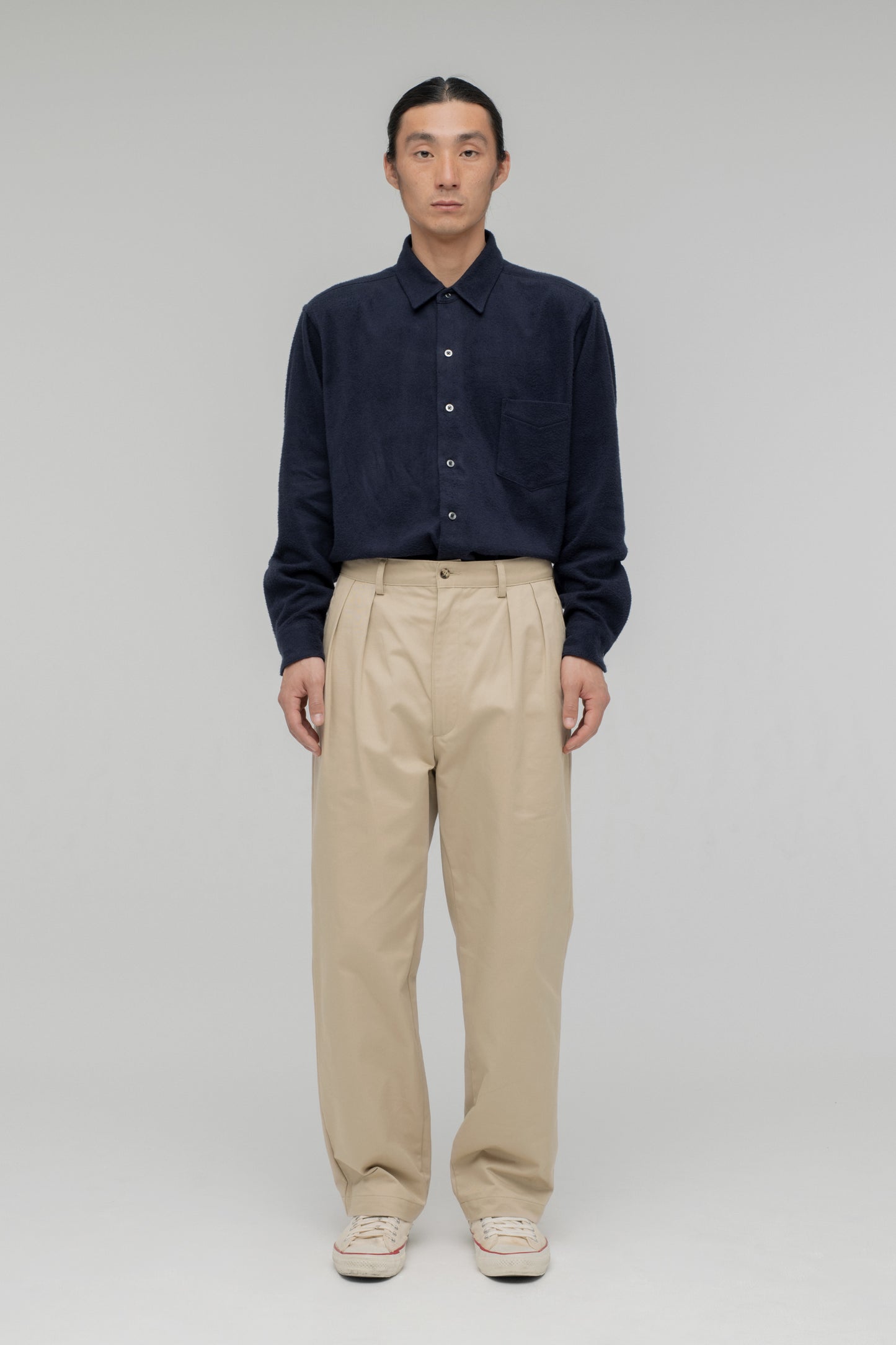 2 Tuck Chino Cloth Pants