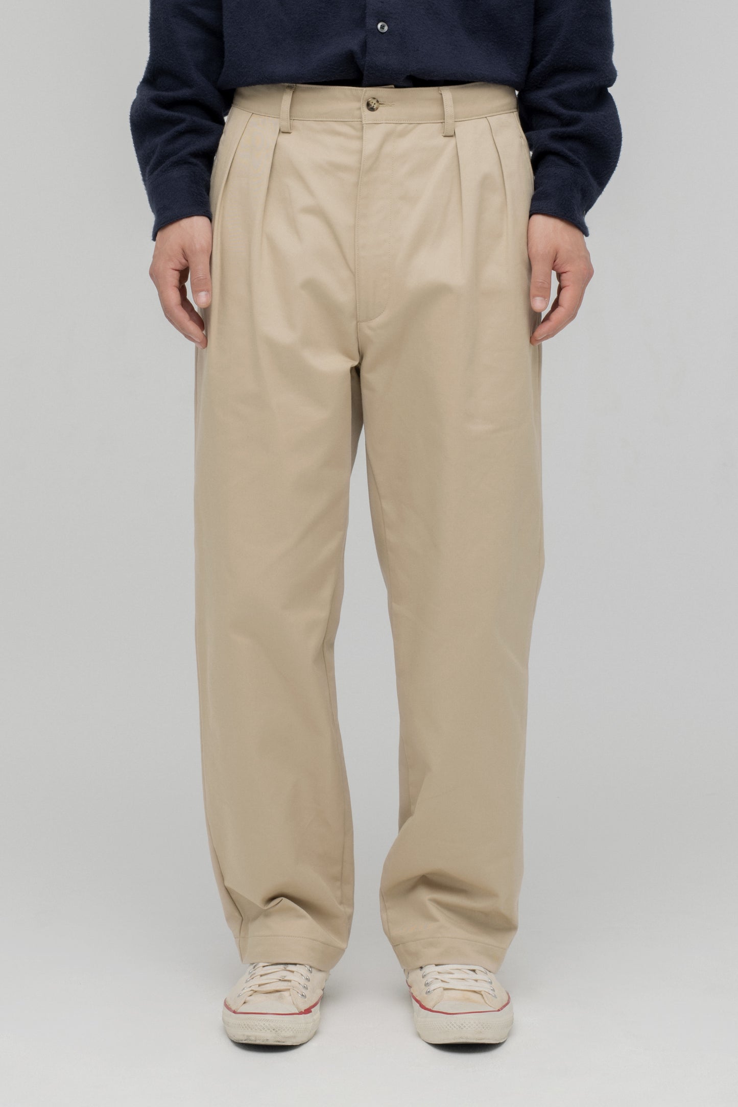 2 Tuck Chino Cloth Pants