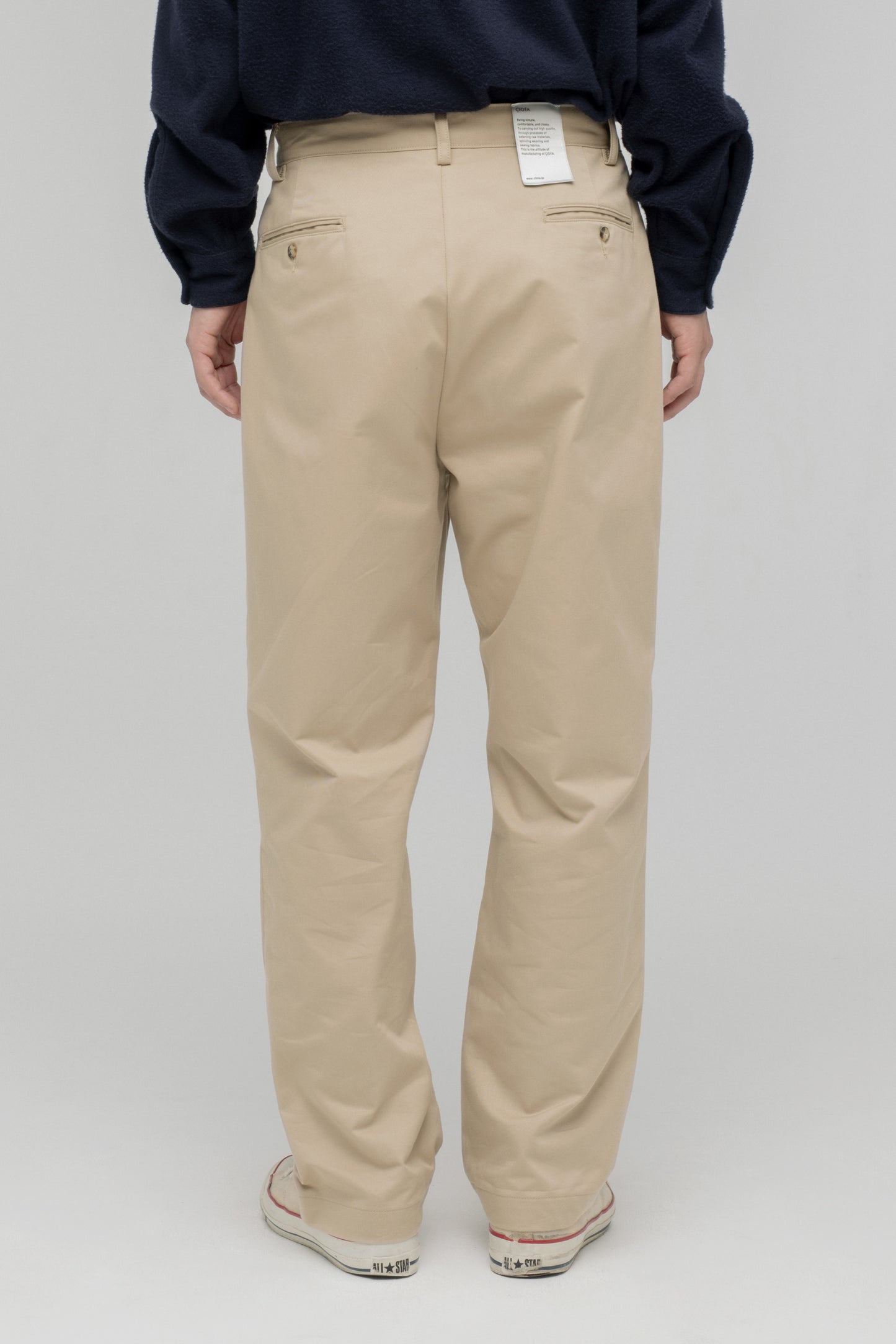 2 Tuck Chino Cloth Pants