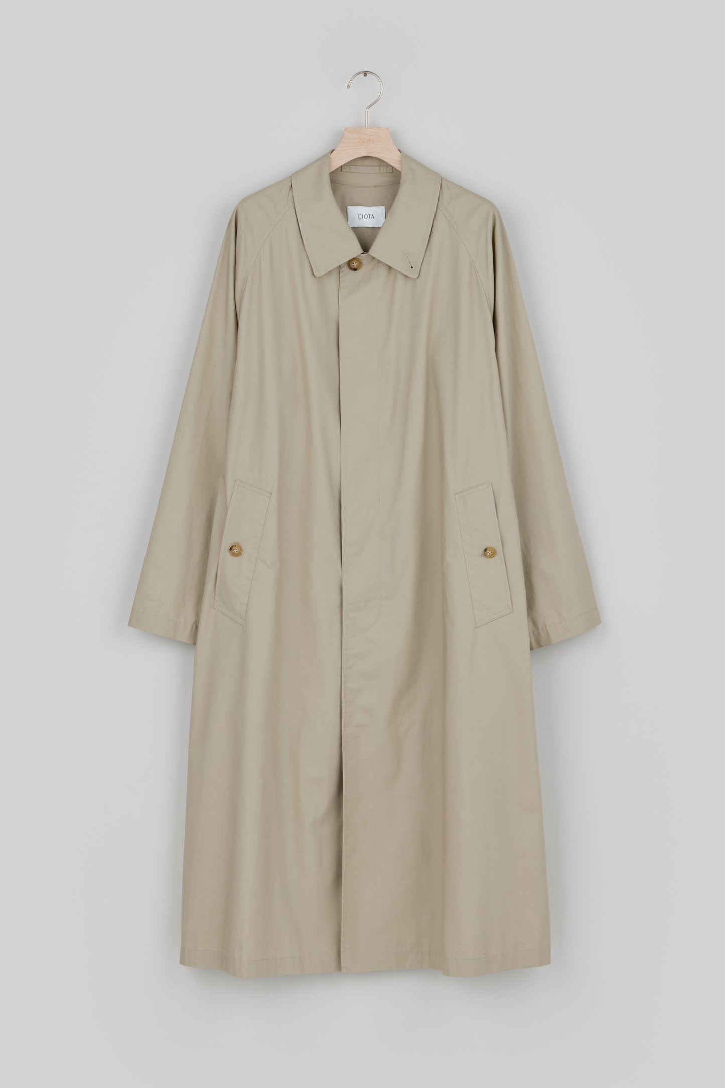 Balmacaan Coat (Typewriter Cloth)