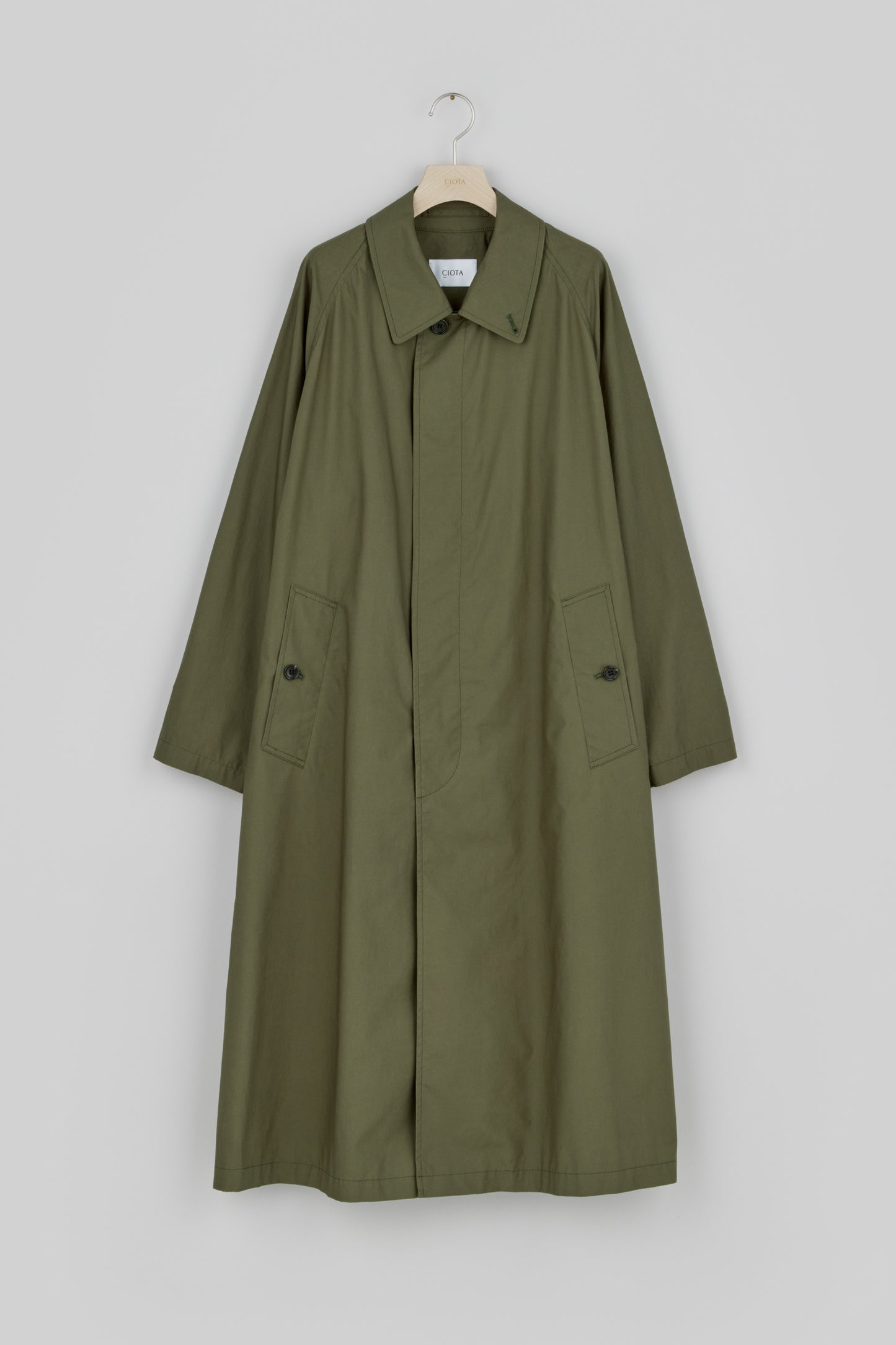 Balmacaan Coat (Typewriter Cloth)