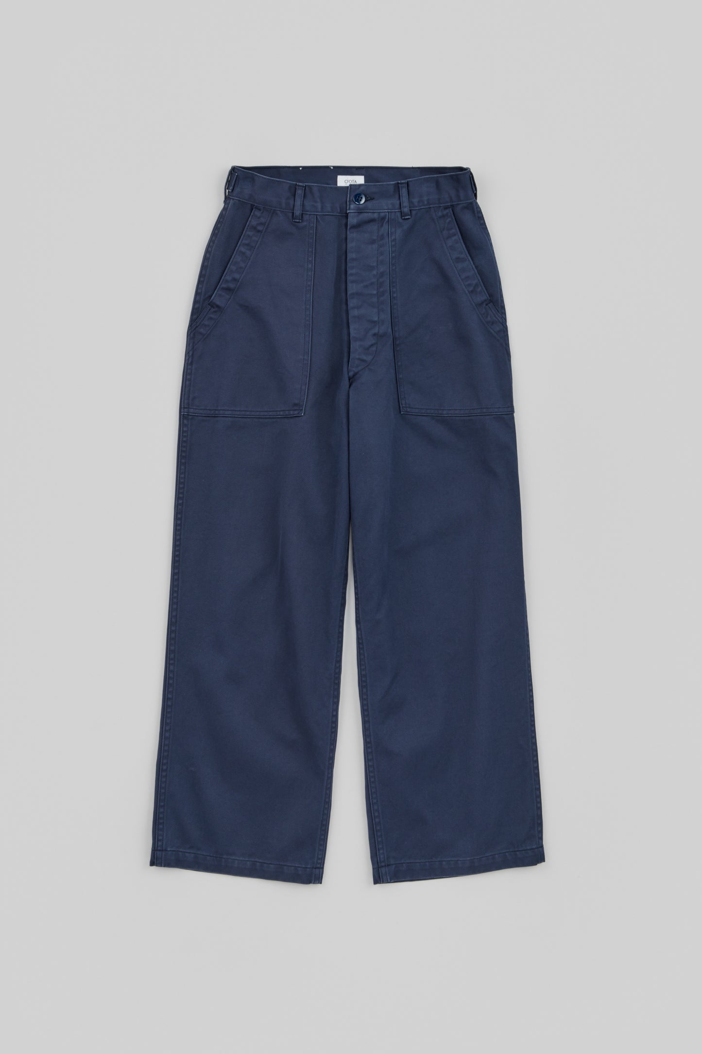 Cotton Twill Baker Pants (Stone Bio)