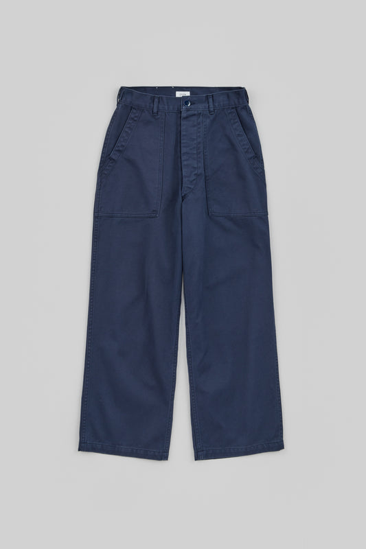 Cotton Twill Baker Pants (Stone Bio)