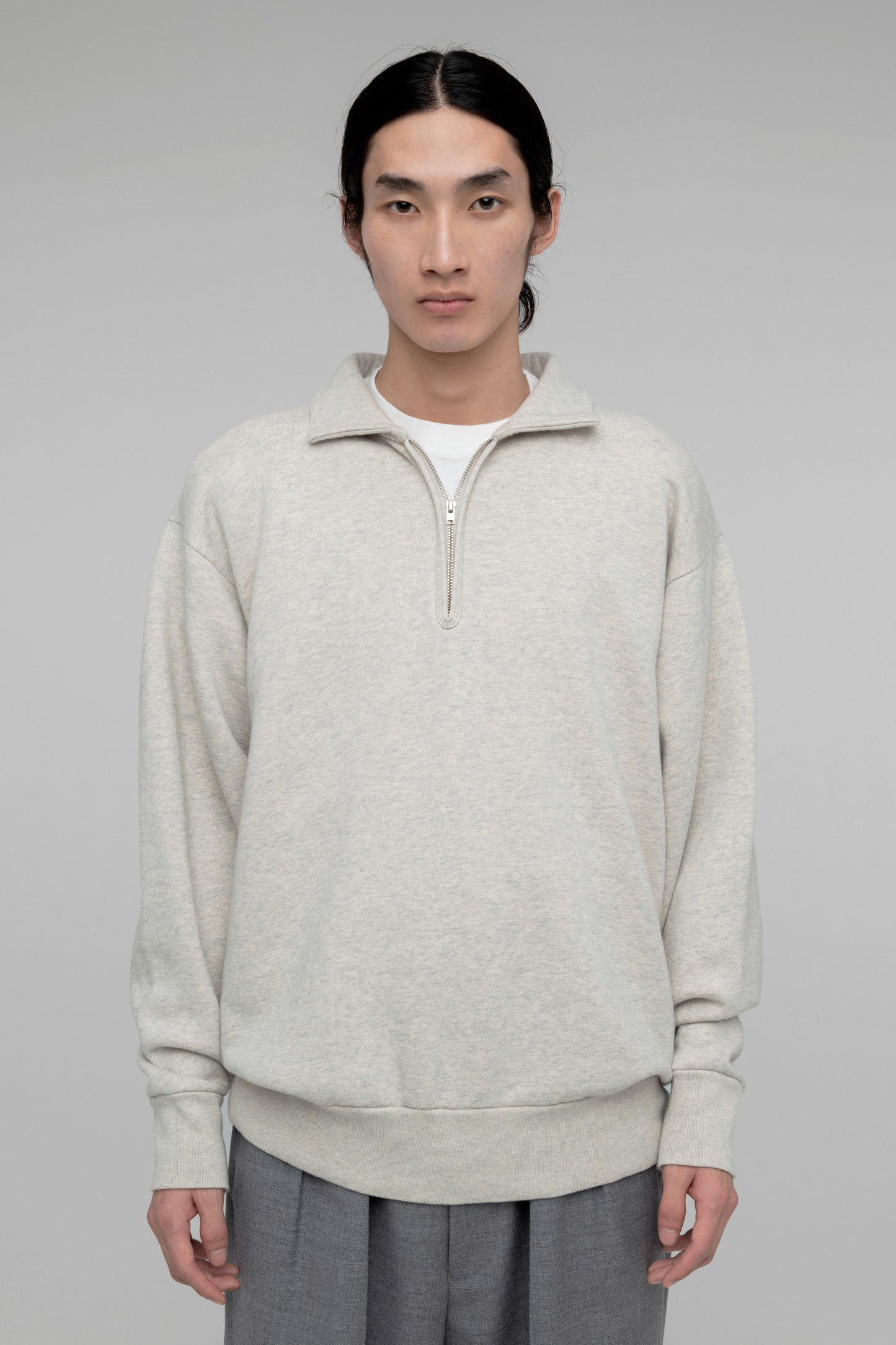 Half Zip Sweatshirt(Slightly Brushed)