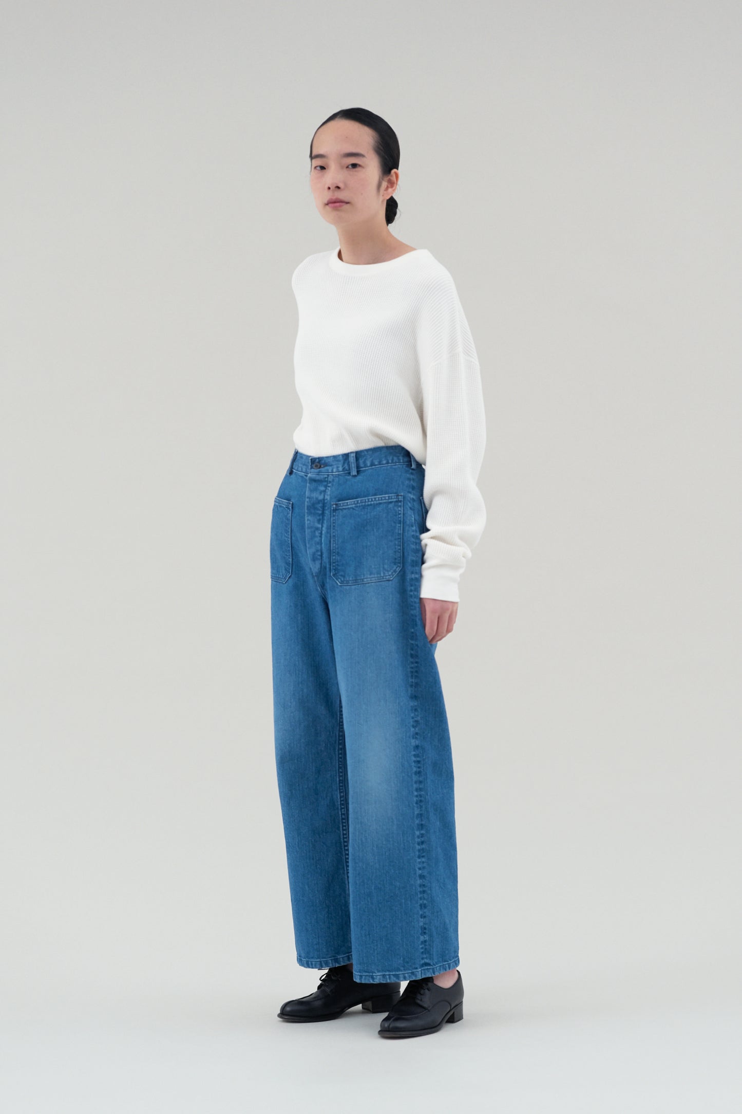 Denim Sailor Pants