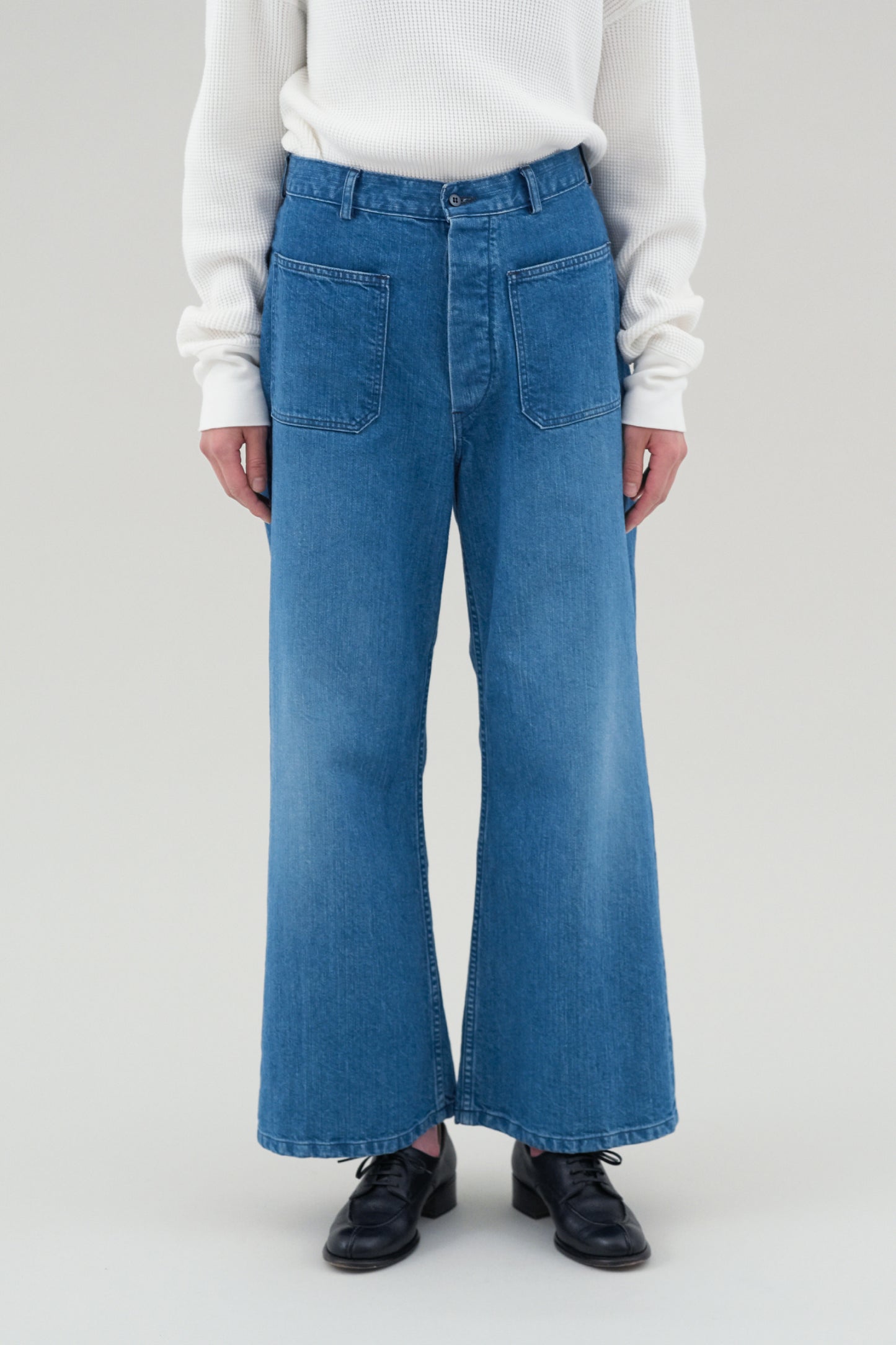 Denim Sailor Pants