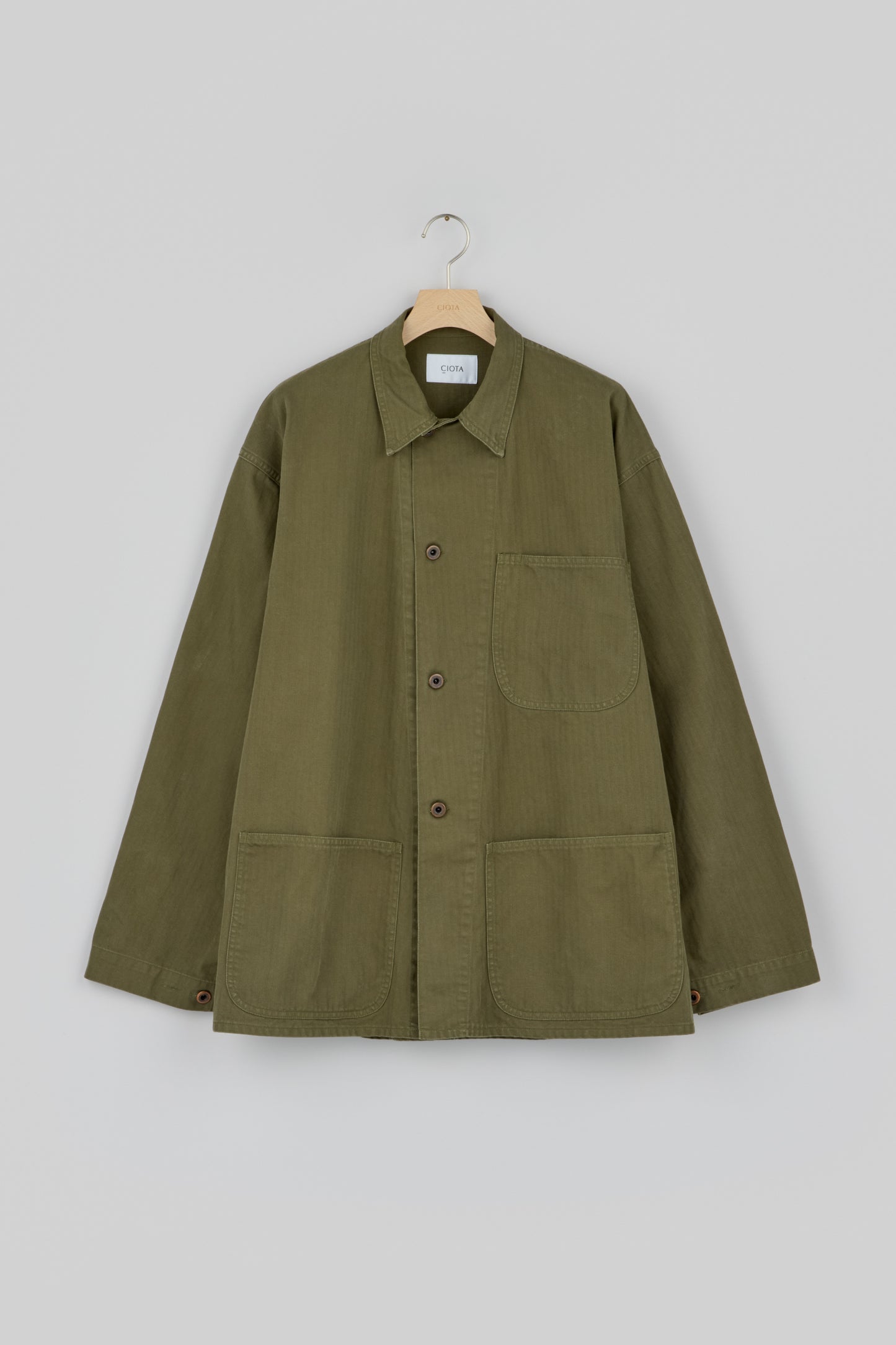 40s USMC P-47 HBT Jacket(Stone Wash)
