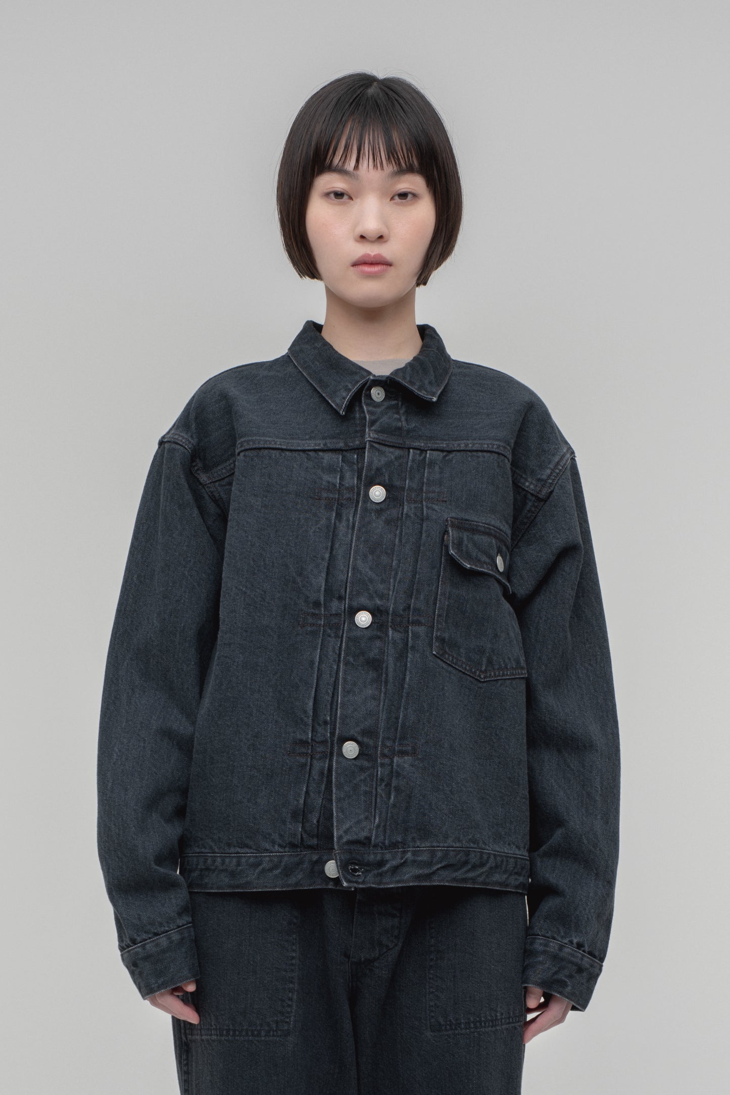 New Single Pocket Denim Jacket