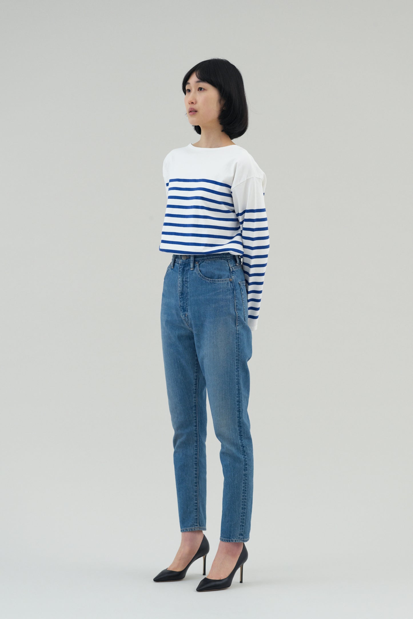 High-rise Slim 5 Pocket Pants (11.5oz)