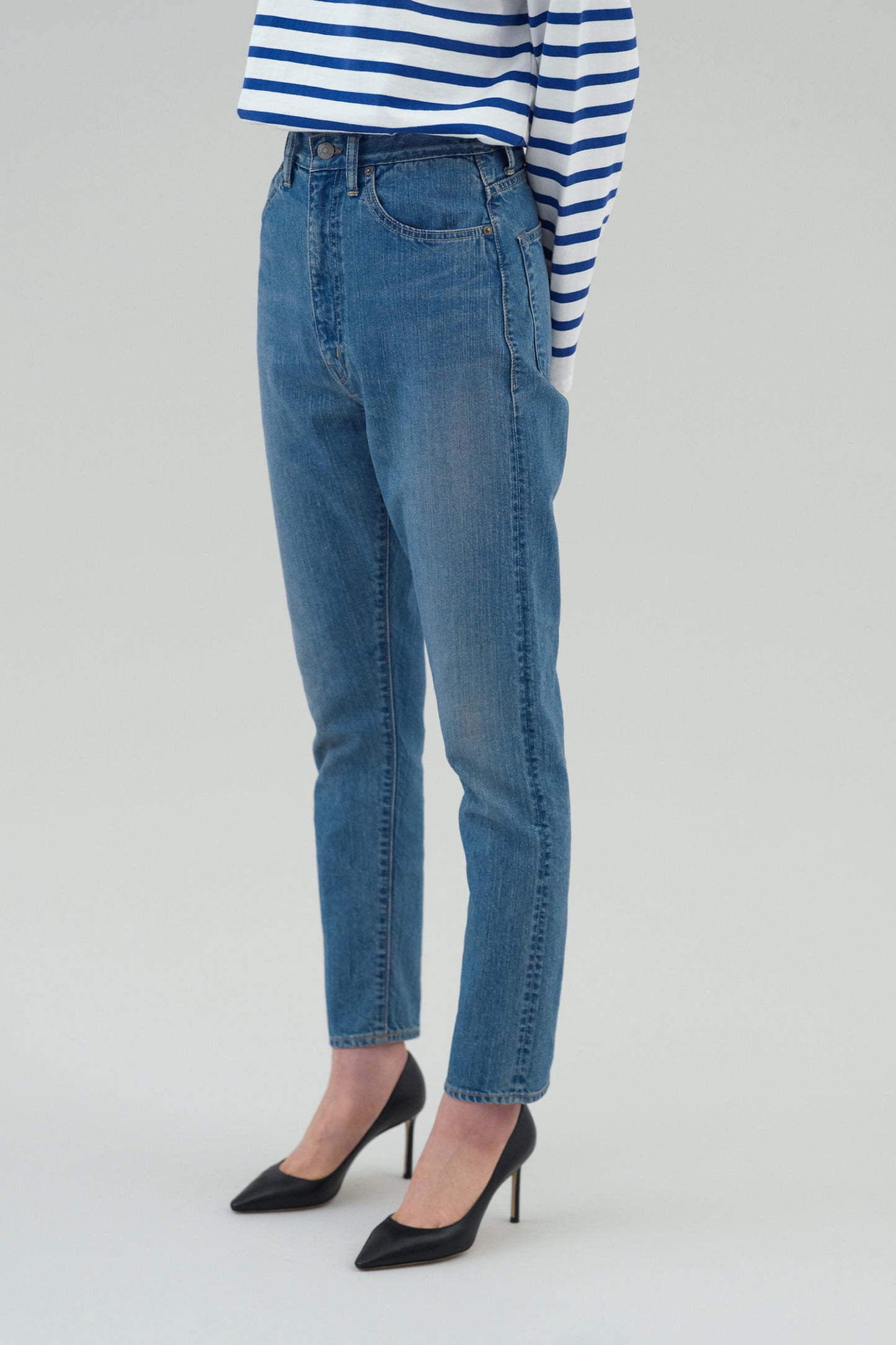 High-rise Slim 5 Pocket Pants (11.5oz)