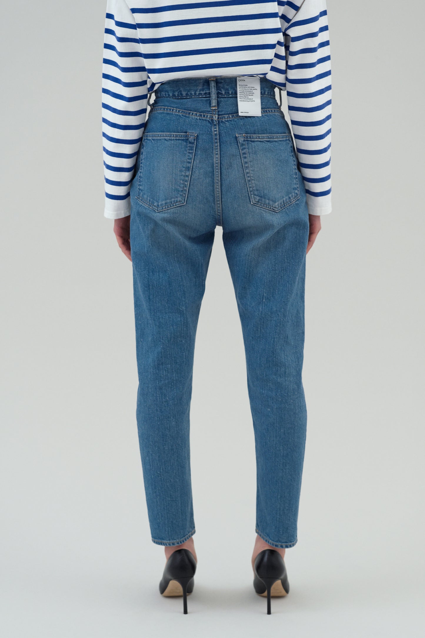 High-rise Slim 5 Pocket Pants (11.5oz)