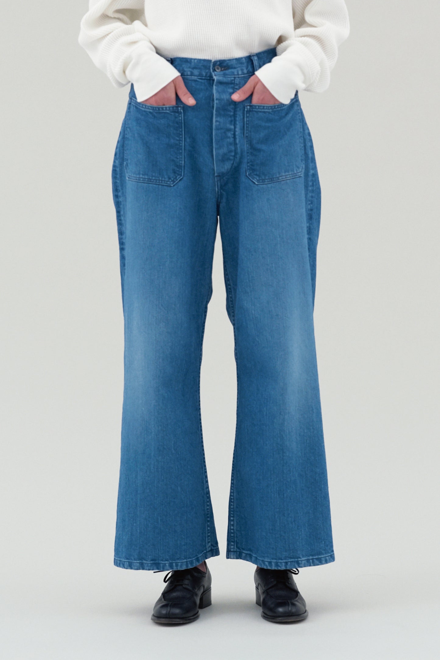 Denim Sailor Pants