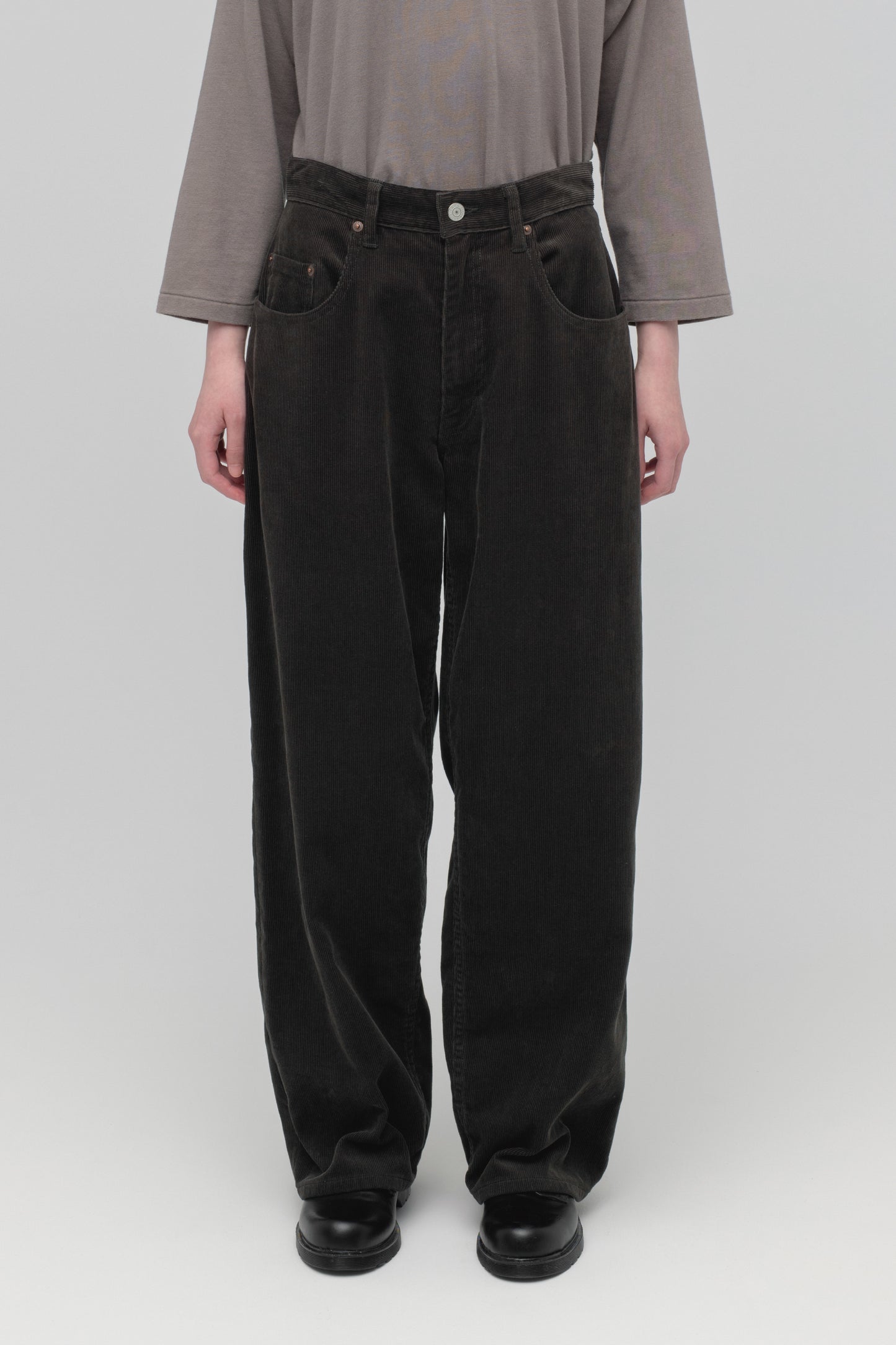 Baggy 5 Pocket Corduroy Pants