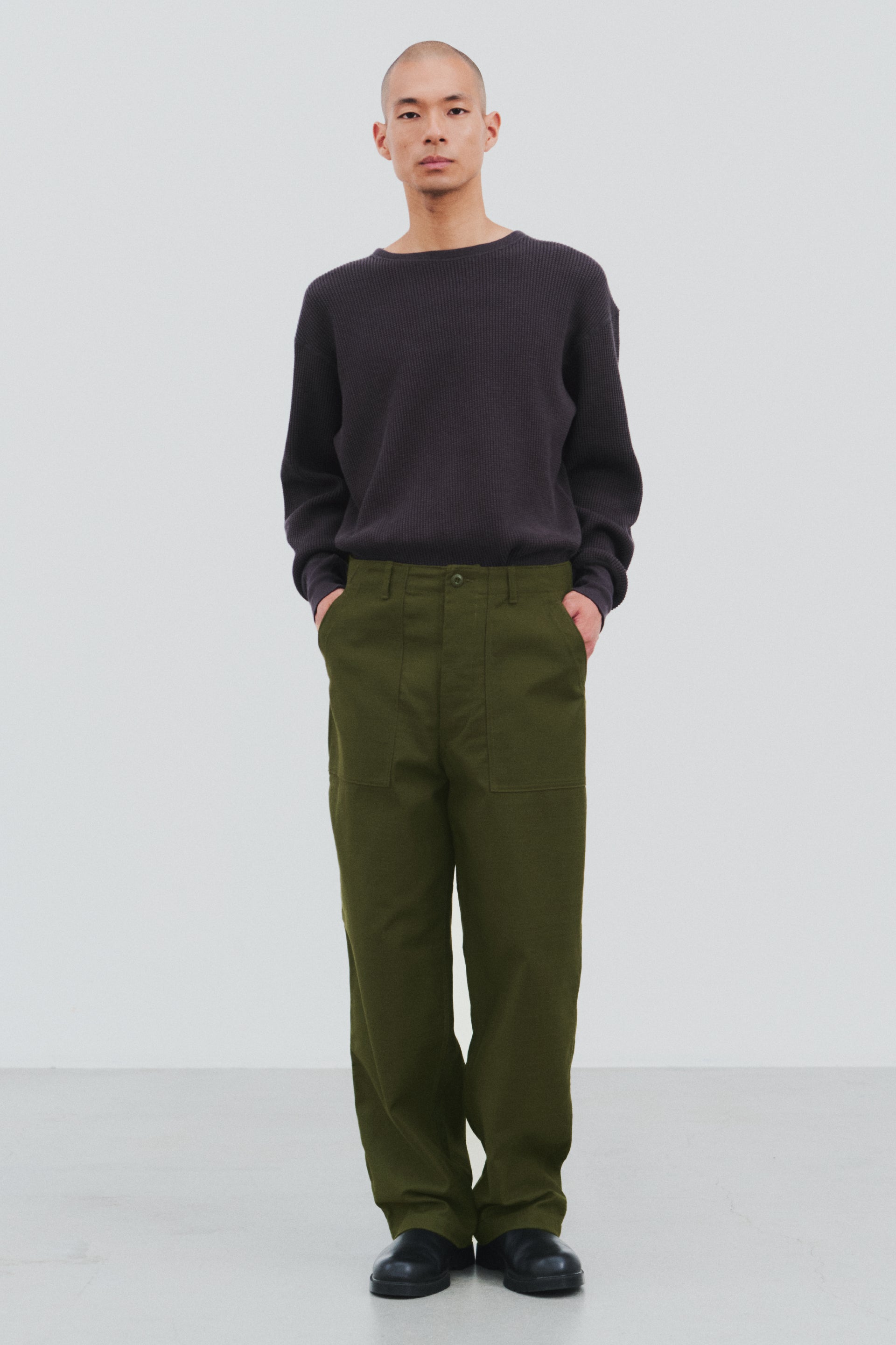 【新品】ciota Baker Pants Wide Tapered サイズ 5 Cotton Back-Satin Baker Pants (Wide Tapered) – CIOTA Online Shop