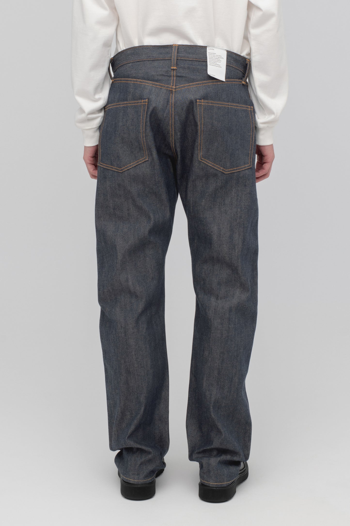 Straight 5 Pocket Pants (Reactive dyeing / Rigid)
