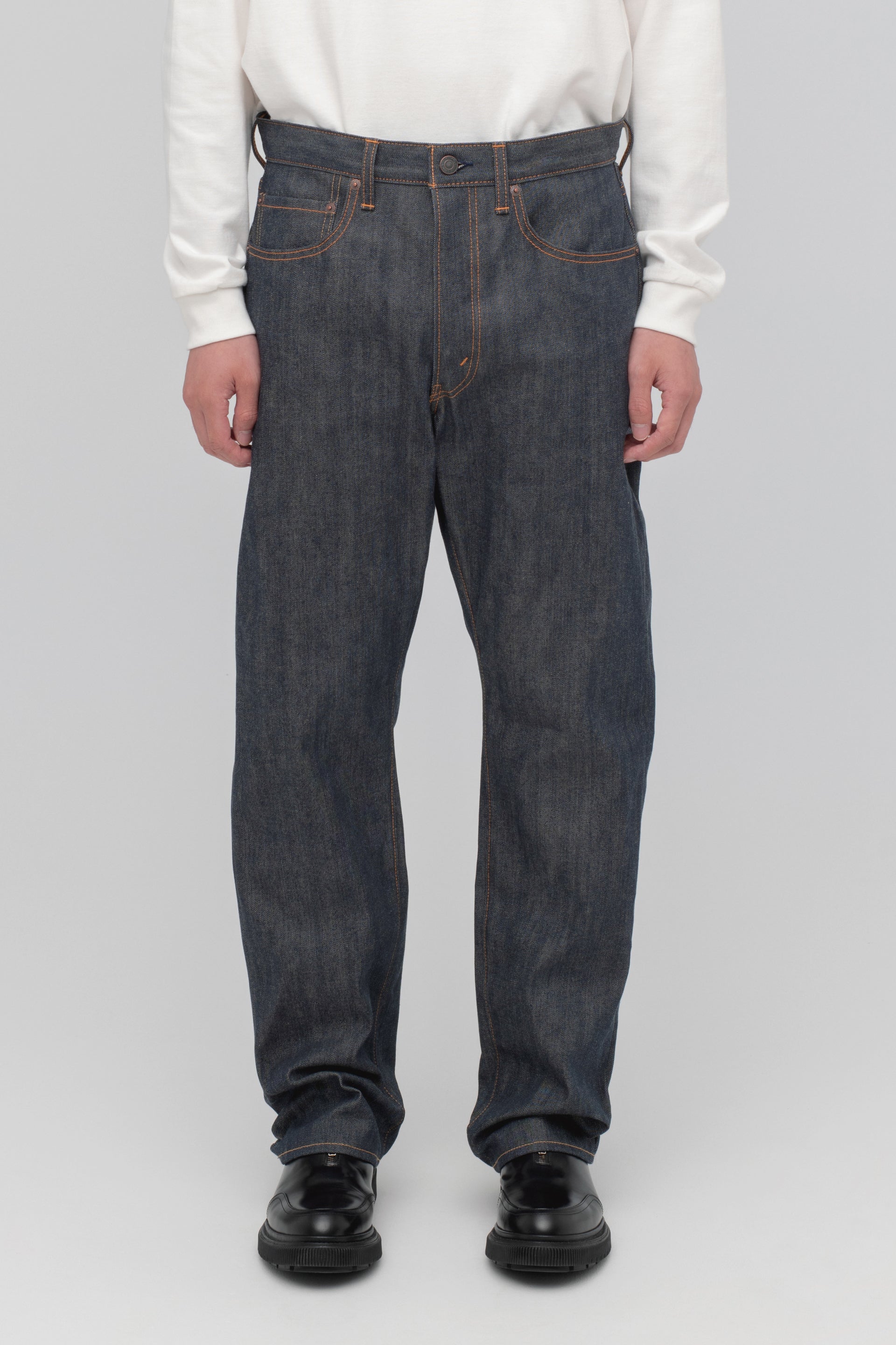 Tapered 5 Pocket Pants (Reactive dyeing / Rigid) – CIOTA Online Shop