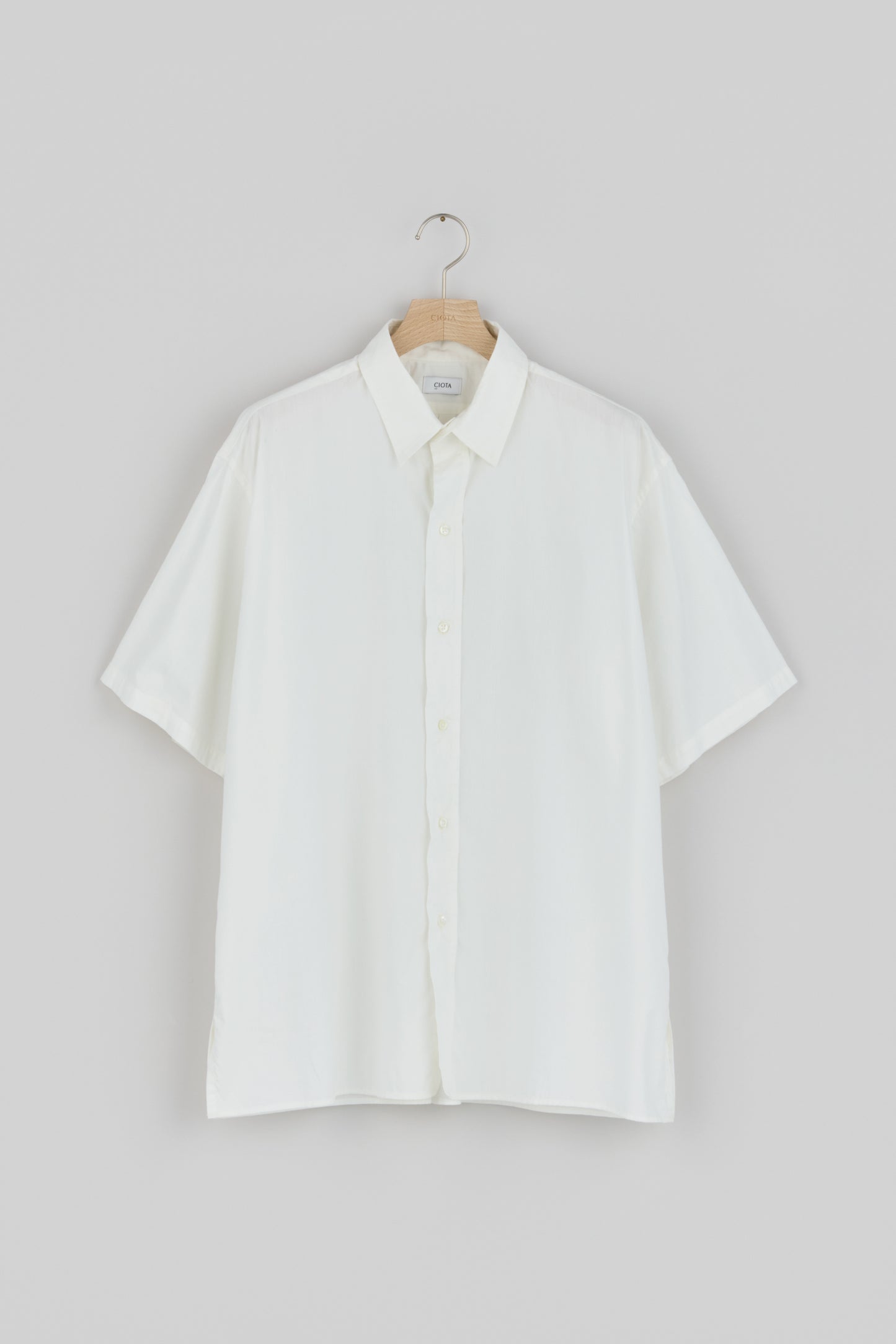 Regular Collar Short Sleeve Shirt (Cotton Rayon)