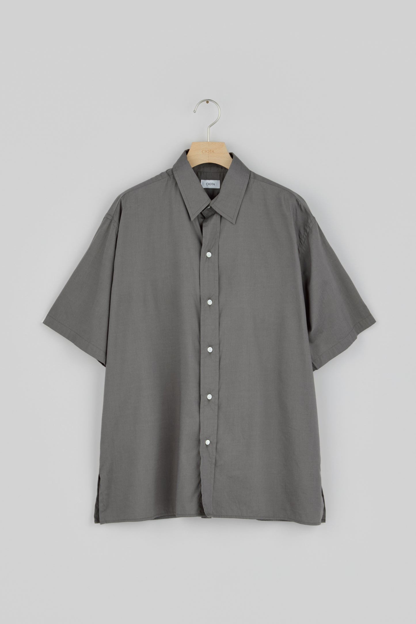 Regular Collar Short Sleeve Shirt (Cotton Rayon)