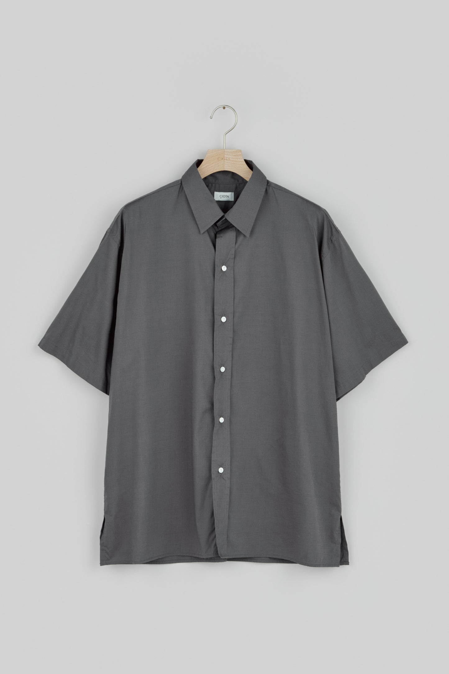 Regular Collar Short Sleeve Shirt (Cotton Rayon)