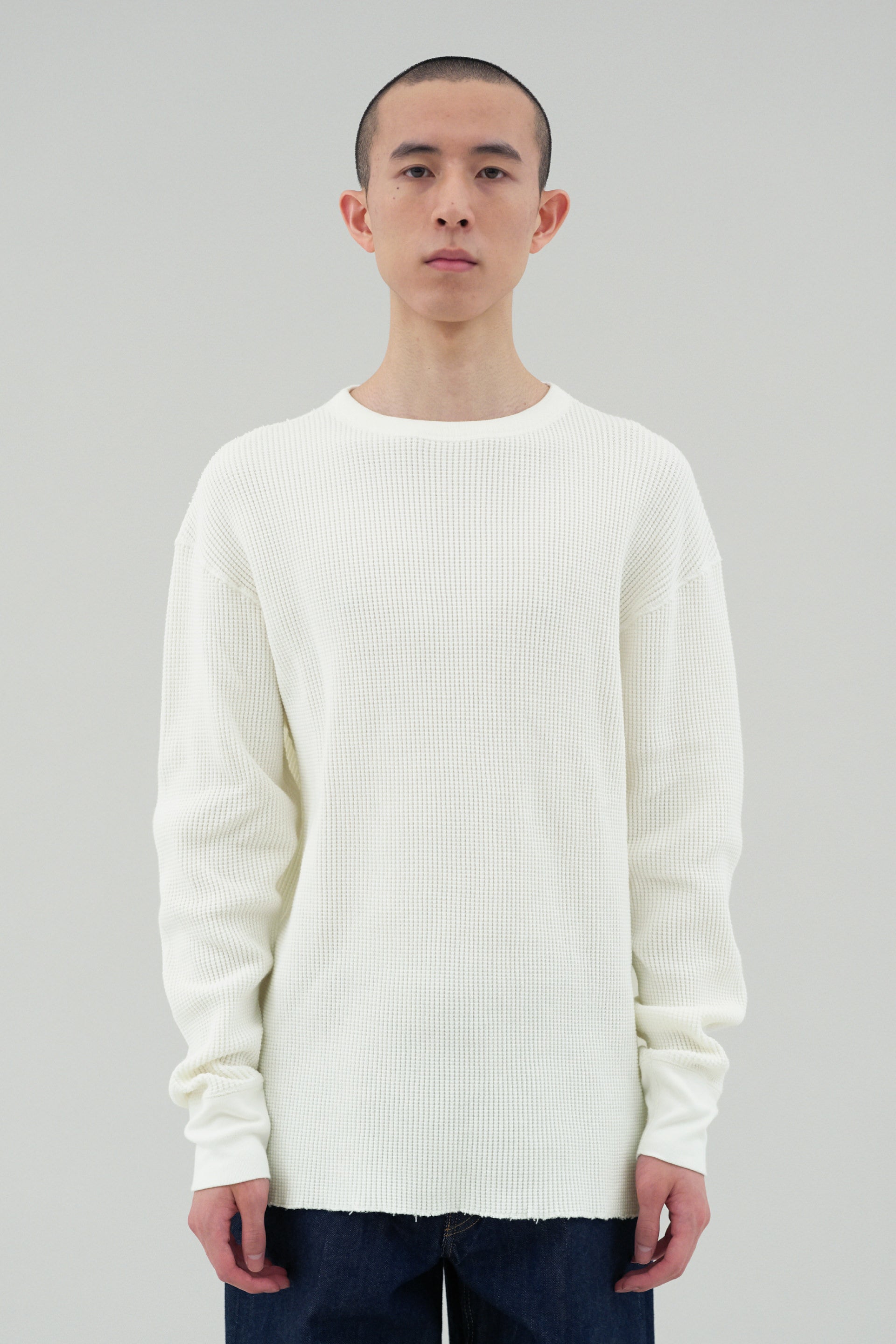 Waffle Mesh Long Sleeve T-shirt – CIOTA Online Shop