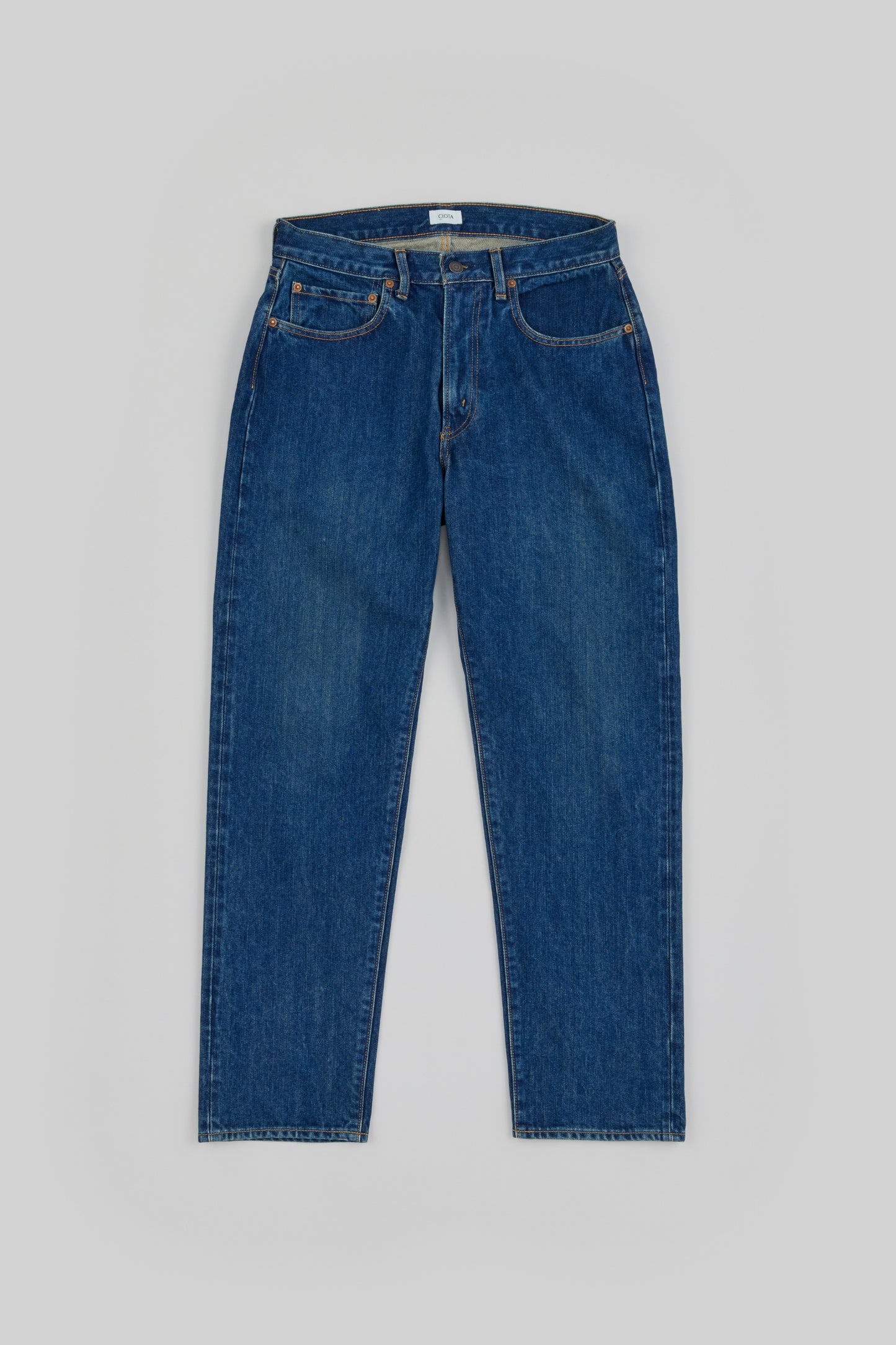 Tapered 5 Pocket Pants(Real Indigo)