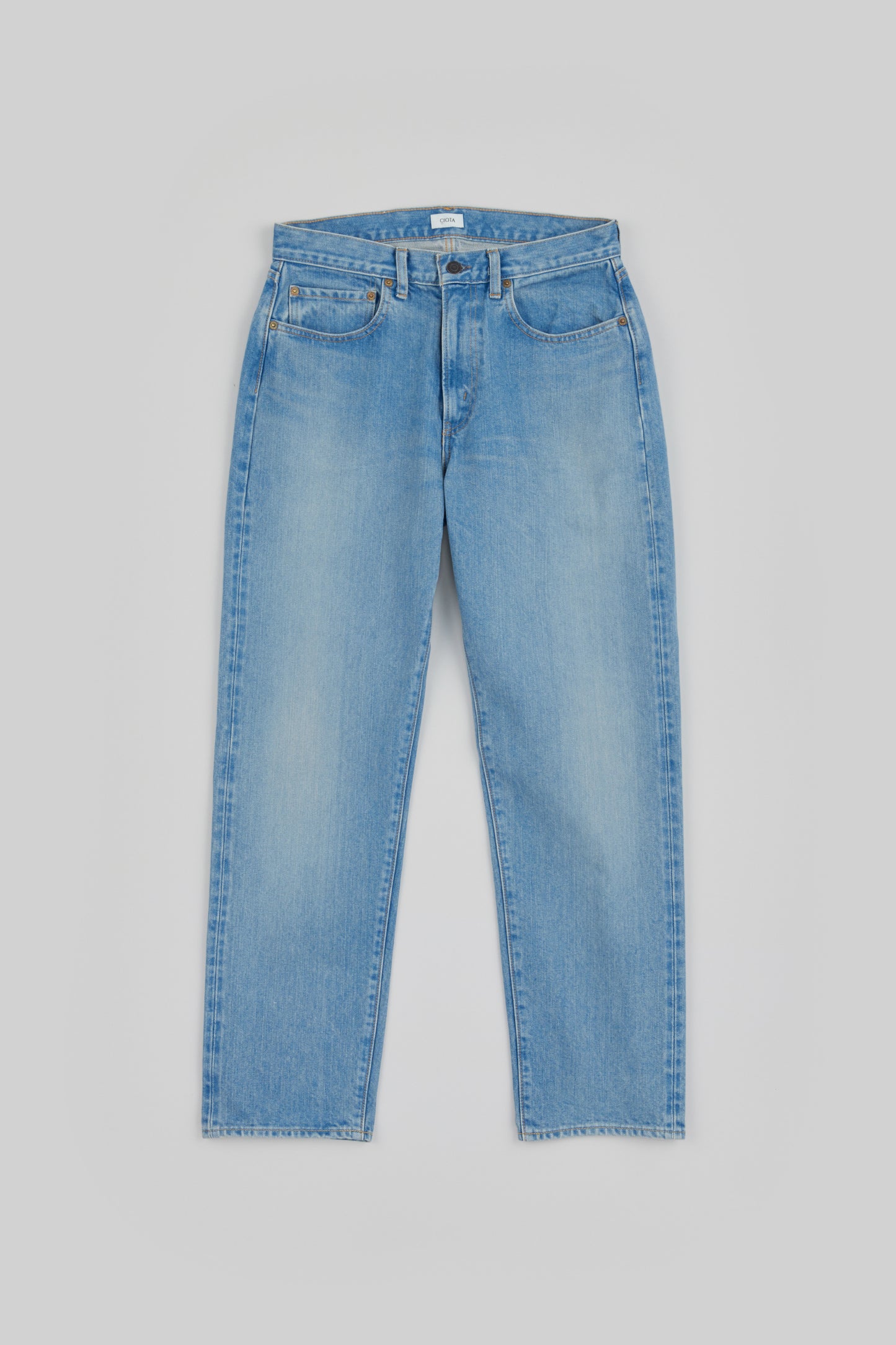 Tapered 5 Pocket Pants(Real Indigo)
