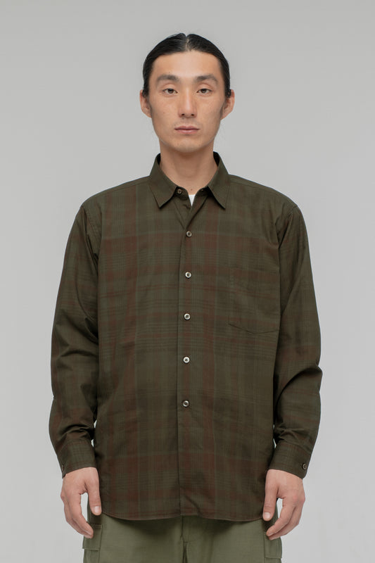 Regular Collar Shirt (Madras Overdye)