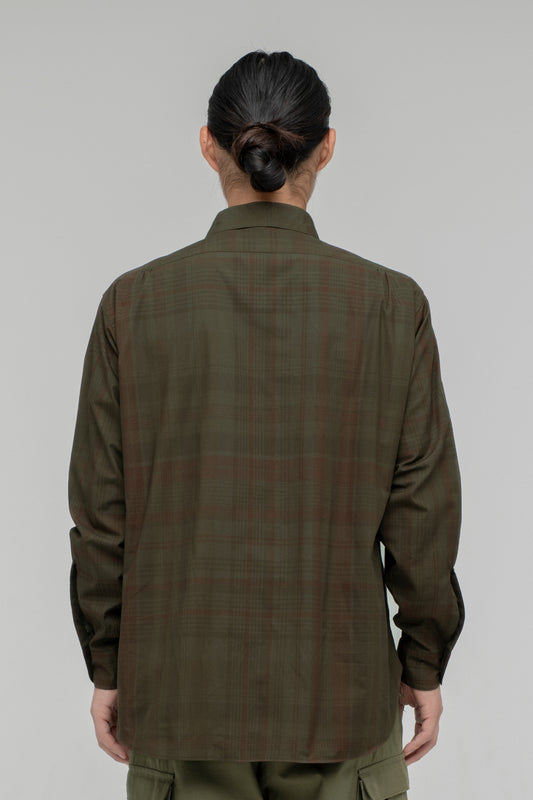 Regular Collar Shirt (Madras Overdye)