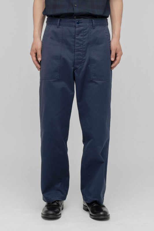 Cotton Twill Baker Pants (Stone Bio)