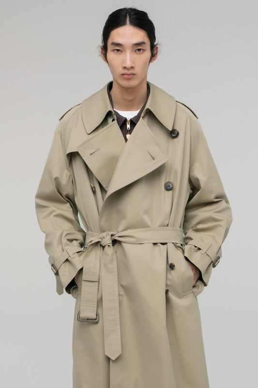 Trench Coat (Gabardine Fabric)