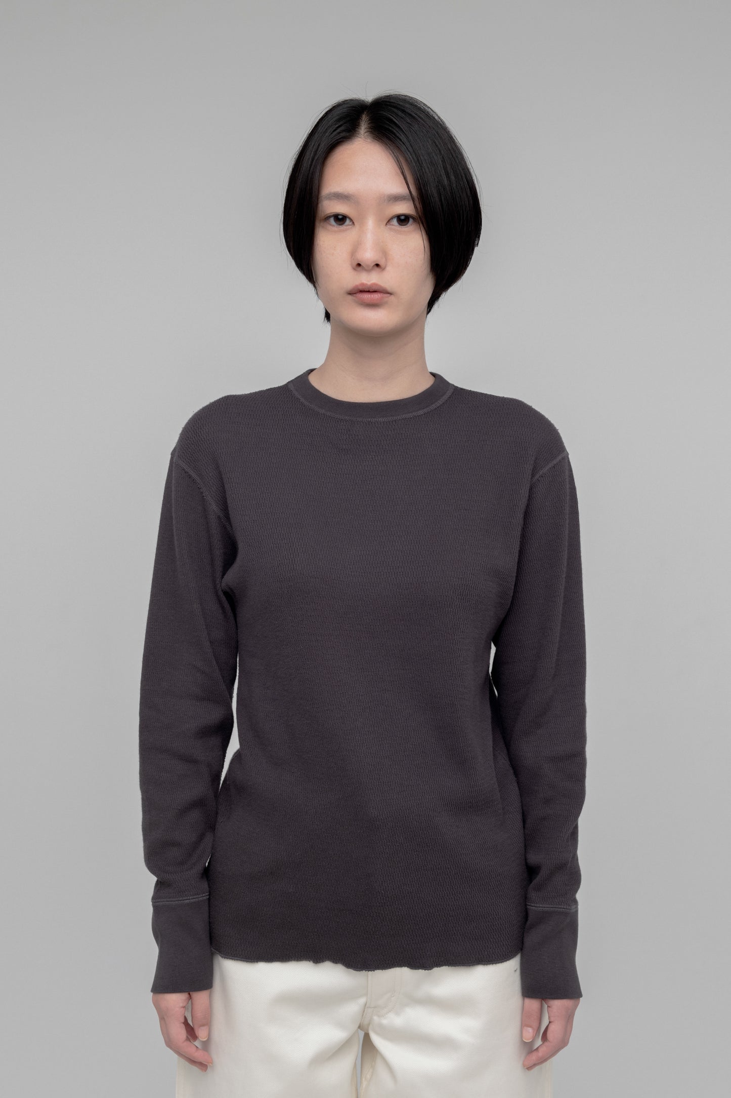 Honeycomb Mesh Long Sleeve T-shirt