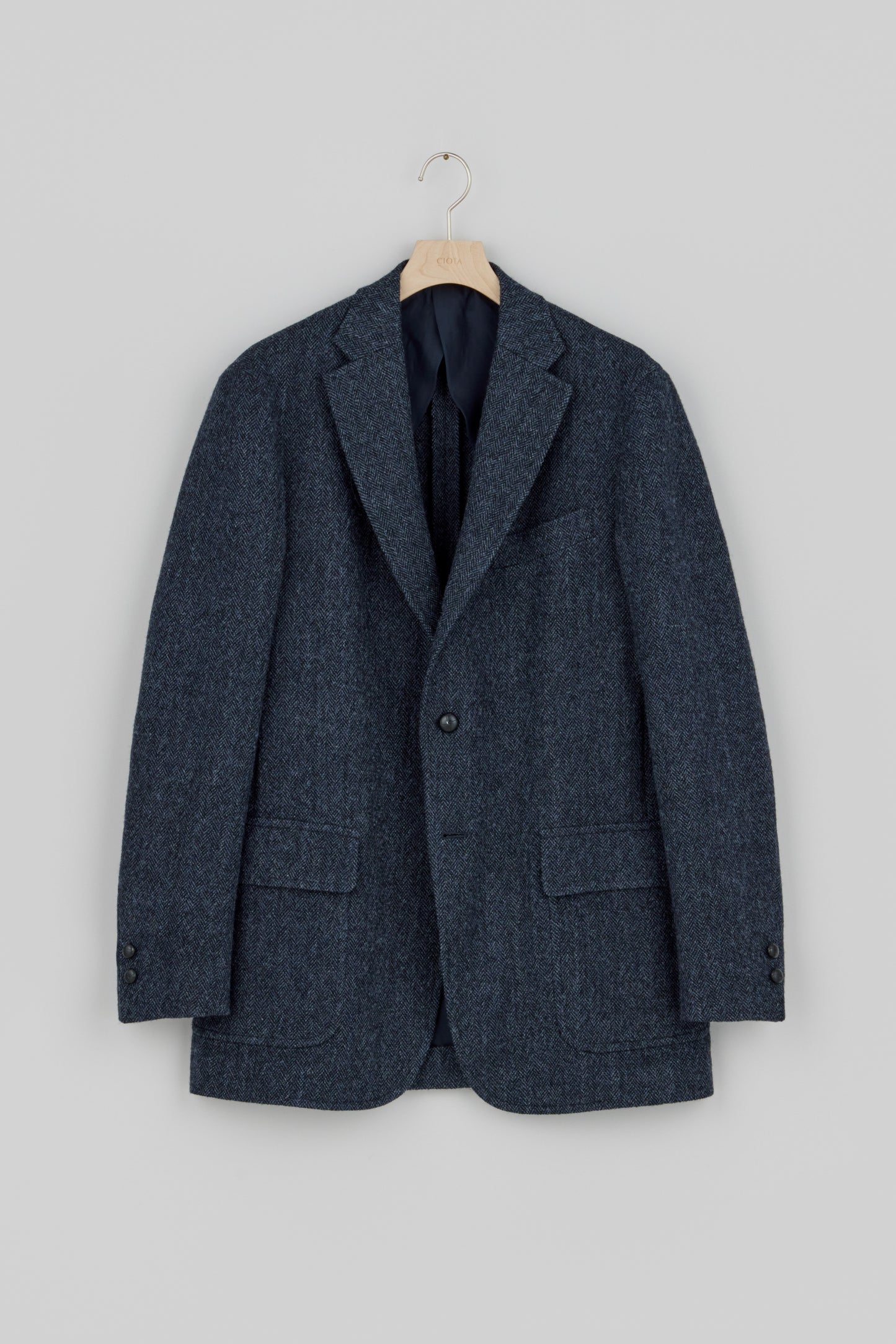 CIOTA × J.PRESS Herringbone Tweed Jacket