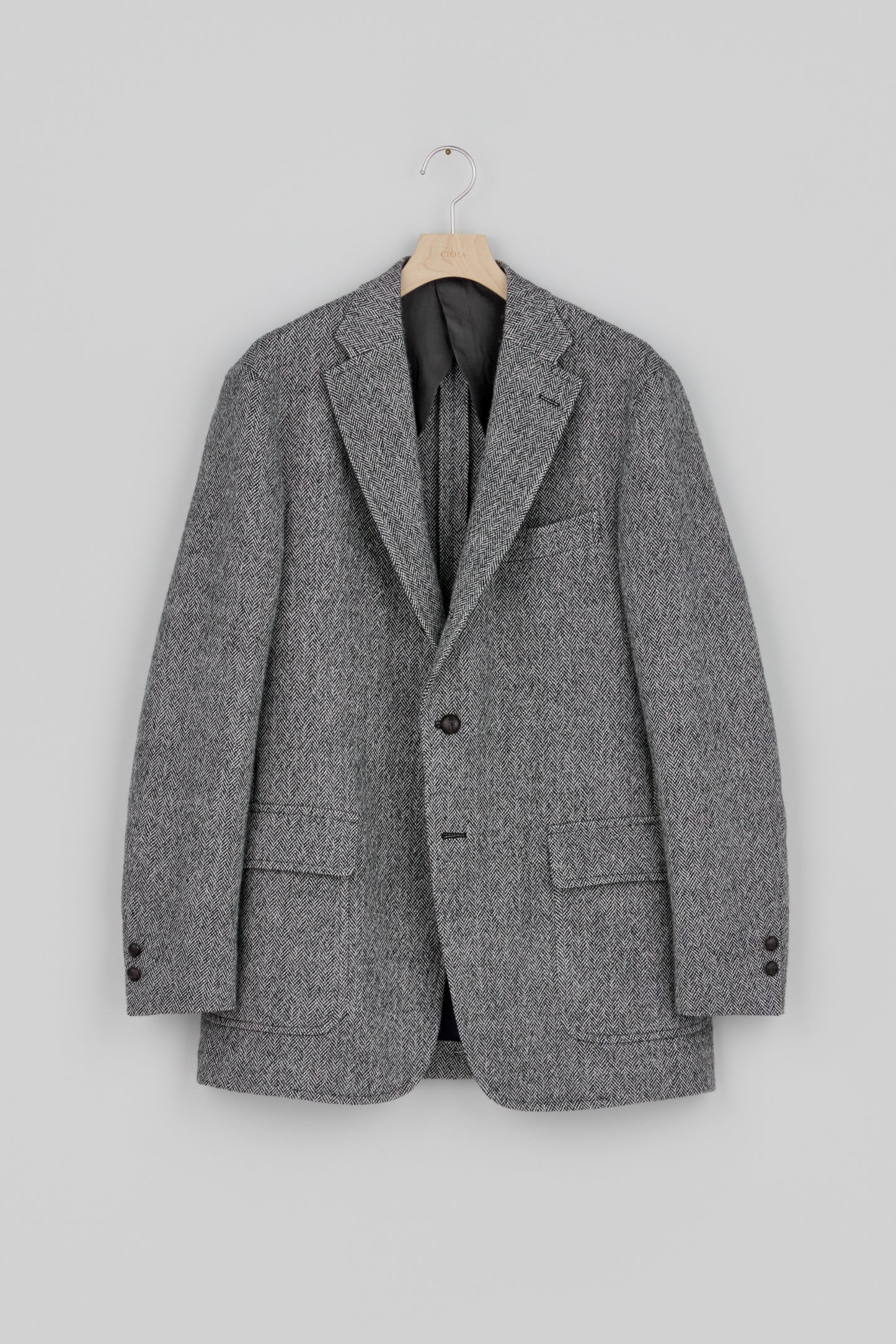 CIOTA × J.PRESS Herringbone Tweed Jacket