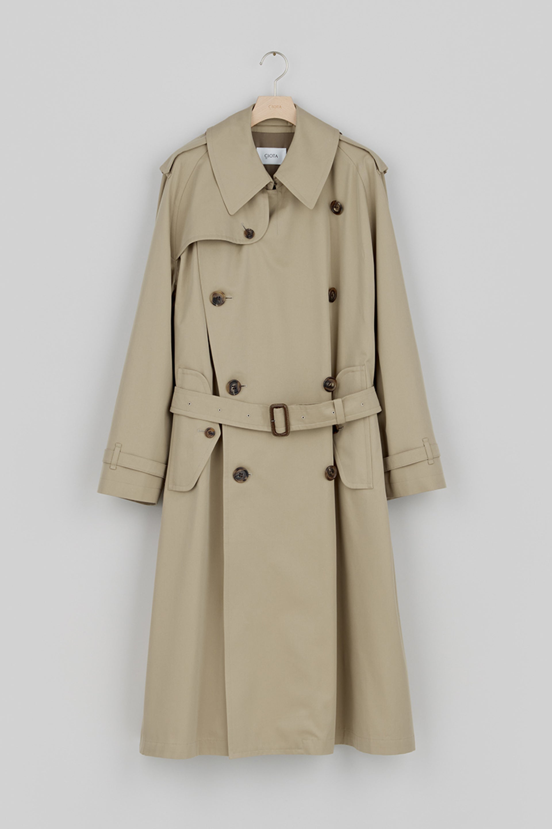 cavempt C.E トレンチコート CIOTA タイプライター トレンチコート beige