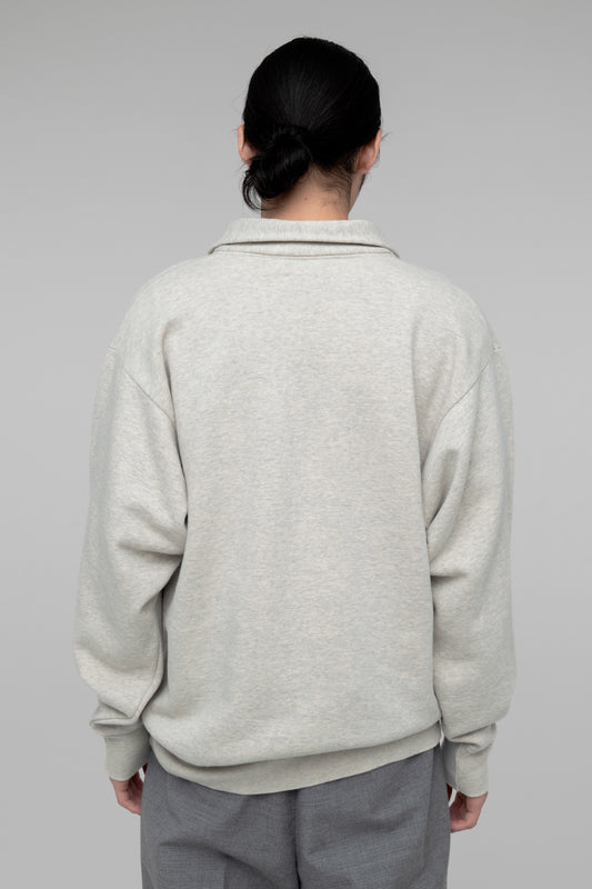 Half Zip Sweatshirt（Slightly Brushed）