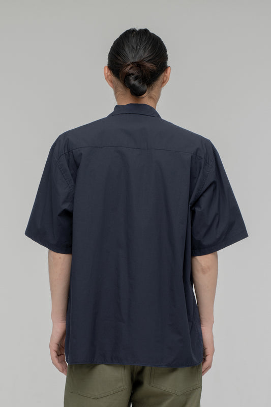 Open Collar Short Sleeve Shirt