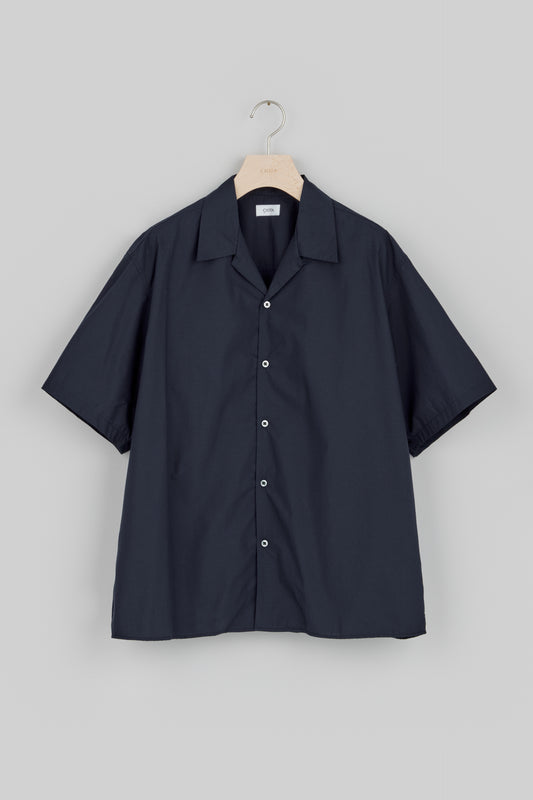 Open Collar Short Sleeve Shirt