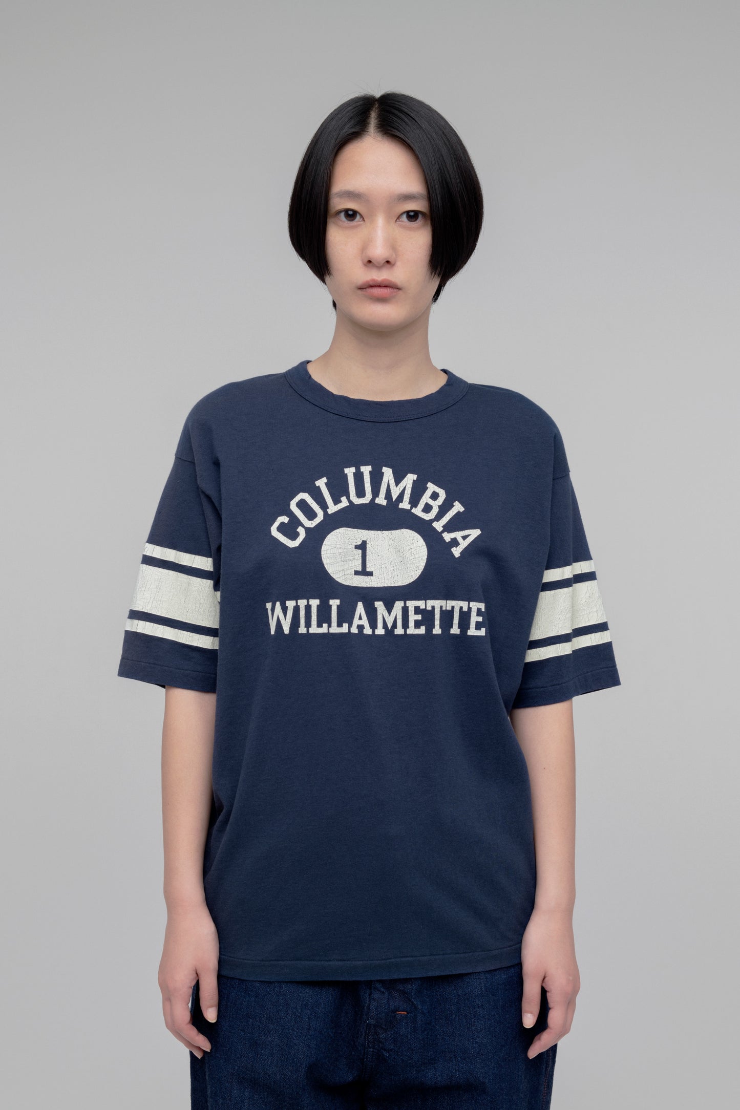 Football Short Sleeve T-shirt (COLUMBIA)