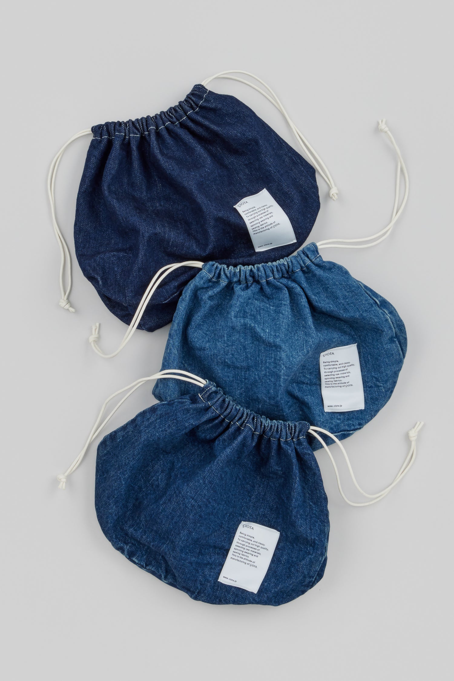Denim Drawstring Bag – CIOTA Online Shop