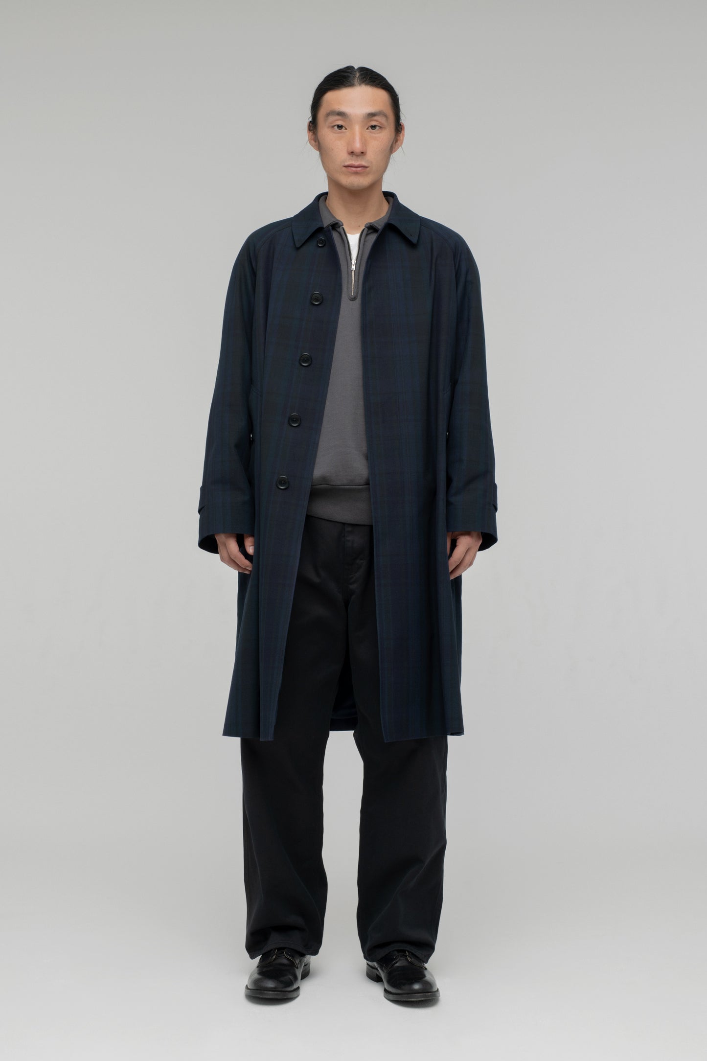 CIOTA × J.PRESS Balmacaan Coat