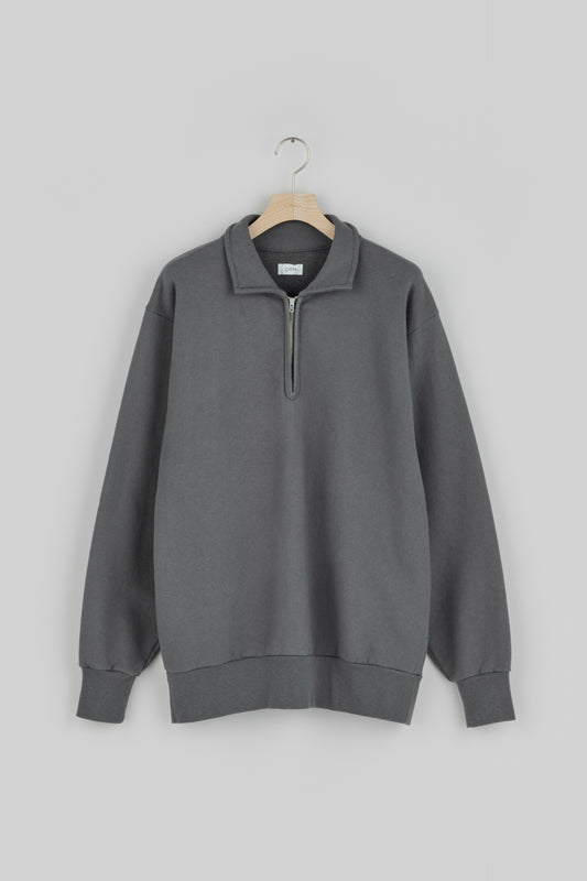 Half Zip Sweatshirt（Slightly Brushed）