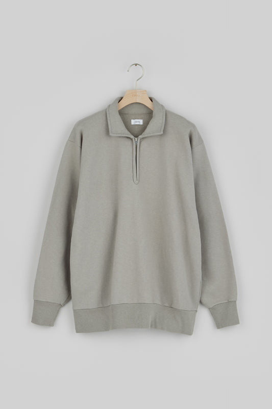 Half Zip Sweatshirt（Slightly Brushed）