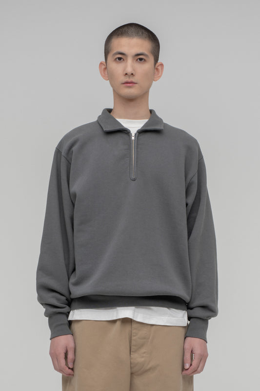 Half Zip Sweatshirt（Slightly Brushed）