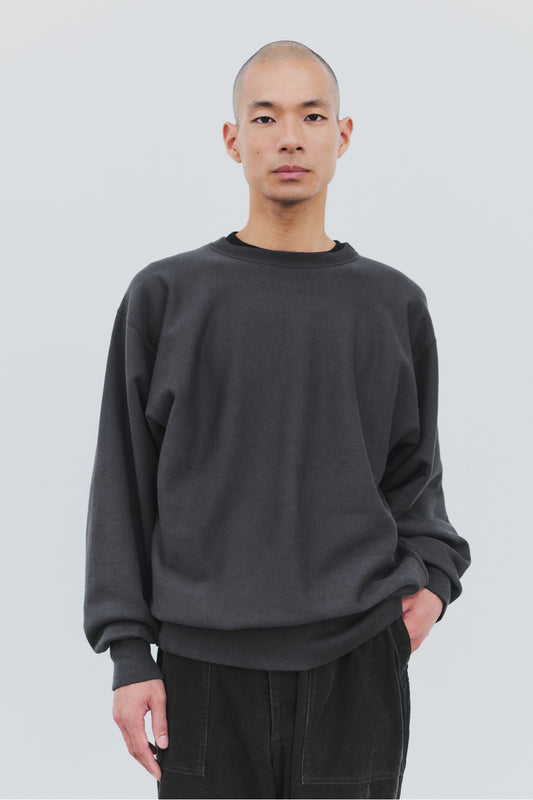 Cotton Loopwheel Terry Crewneck Sweatshirt