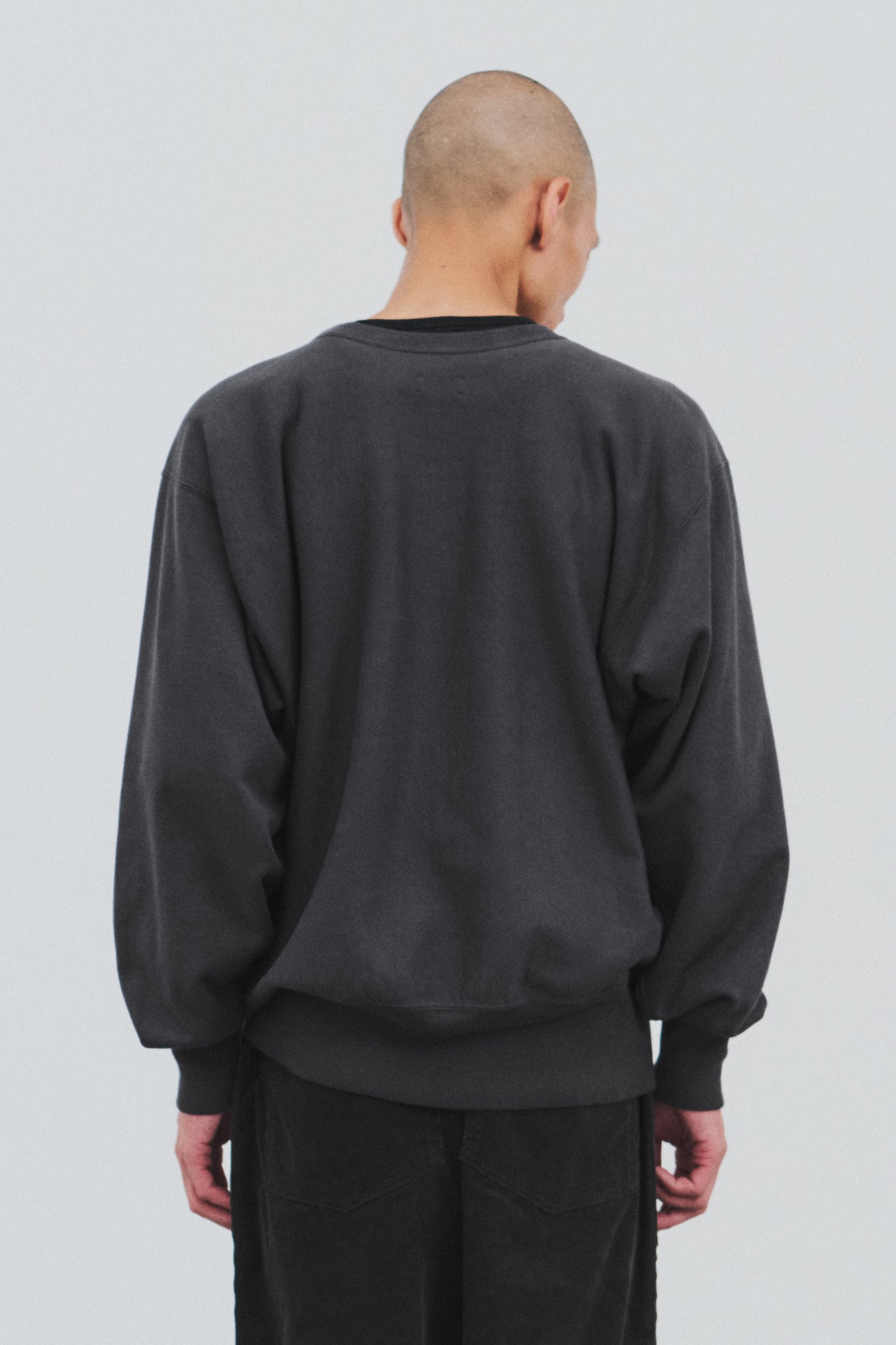 Cotton Loopwheel Terry Crewneck Sweatshirt