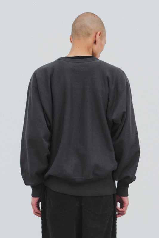 Cotton Loopwheel Terry Crewneck Sweatshirt