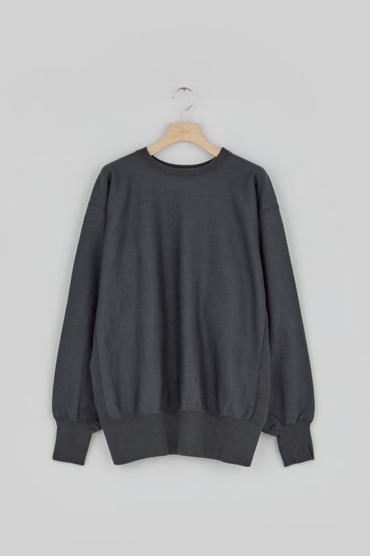 Cotton Loopwheel Terry Crewneck Sweatshirt