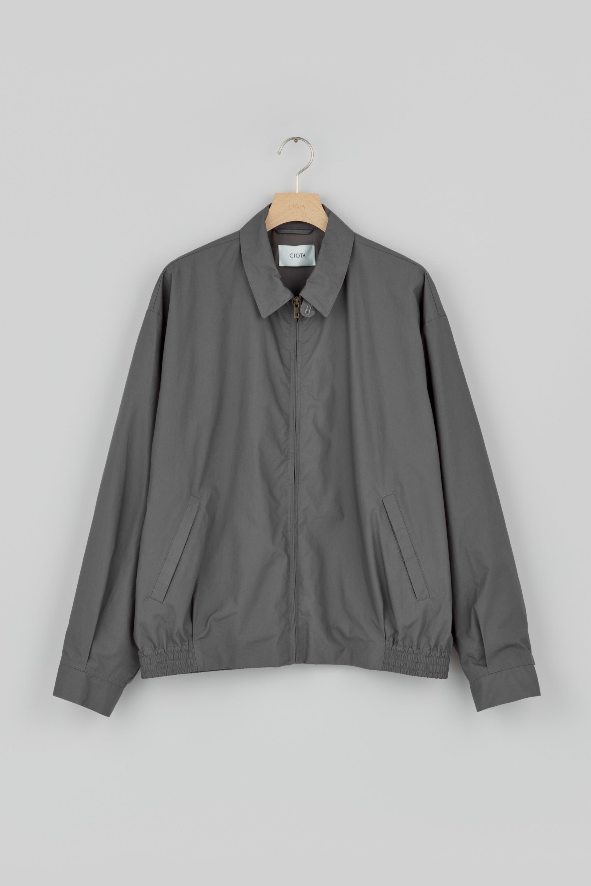 〈Clothes〉1点物 再構築 anvil スウェット 前ジップジャケット 黒 S-GINNI-ZIP-OD ジップアップスウェット｜グレー｜メンズ｜DIESEL