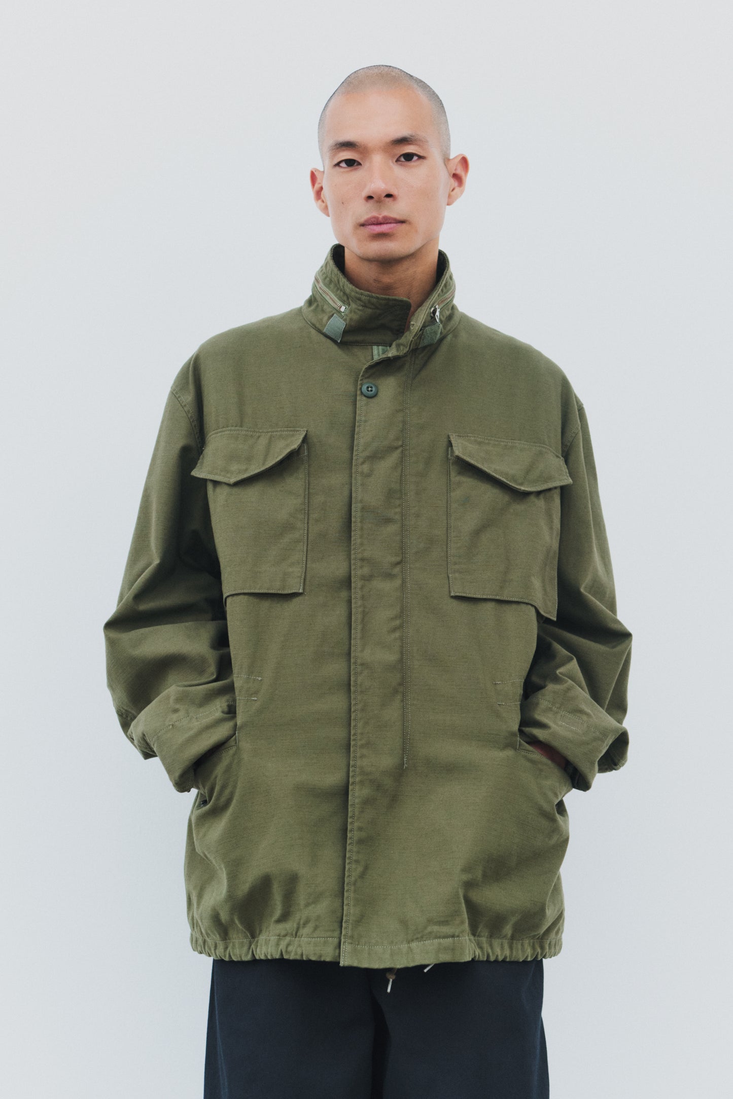 Cotton-Nylon Back-Satin M-1965 Field Jacket