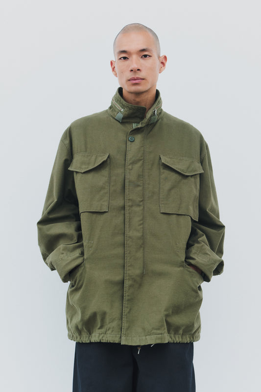 Cotton-Nylon Back-Satin M-1965 Field Jacket